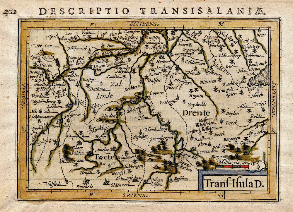Descriptio Transisalaniae 1602 Hondius